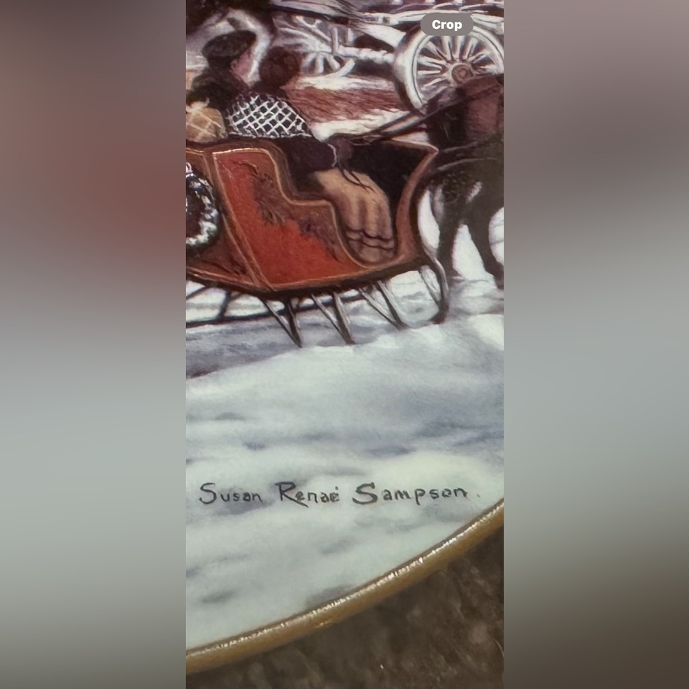NWOT The Perfect Christmas 1992 Budweiser Limited Edition Plate Collectible - Picture 5 of 8